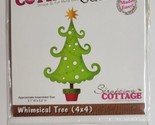 Cottage Cutz Die Whimsical Christmas Tree CC4x4-425 - £11.86 GBP