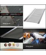 20 PACK Gutter Guard 5 in x 4 ft L Stainless Steel Micro Mesh Leaf Filte... - $236.86