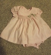 Ashley Ann Baby Infant Girls Pink 2 Piece Dress &amp; Panty Size 6-9 months NWOT - £16.03 GBP