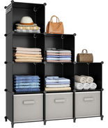 Closet Organizers and Storage, 9 Cube Storage Organizer, Portable Closet... - €37,16 EUR Closet Organizers and Storage, 9 Cube Storage Organizer, Portable Closet... - €37,16 EUR
