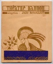 Theatre DAUNOU Program Art Deco 1923 MADAME Paris France - £80.33 GBP