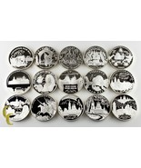 1996 - 2010 Russia 25 Roubles, 5oz Silver Comm. Proof Coins Lot of 15 - $11,906.54 CAD