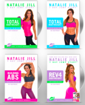 Natalie Jill 7 Day Jumpstart Complete Set (4 DVDs) Beginner, Rev4, Abs, Advanced - £30.35 GBP