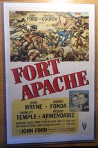 John Wayne Fort Apache Movie Poster 17*11 Inch The Duke Print Mint Henry... - $29.50