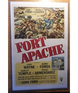 John Wayne Fort Apache Movie Poster 17*11 Inch The Duke Print Mint Henry... - $40.00 CAD