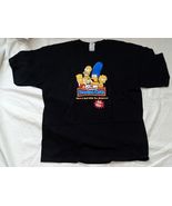 Vintage 2000 The Simpsons Bowling Club T Shirt Black Have a Ball 2XL NEW - $46.77