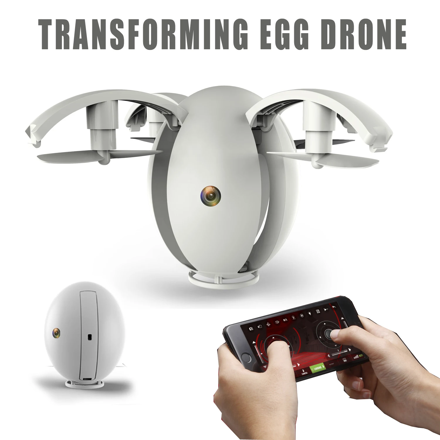 KaiDeng K130 RC Drone Foldable Transformable Egg Drone 2.4G Selfie Drone... - £29.76 GBP+