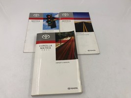 2011 Toyota Corolla Matrix Owners Manual Set OEM M01B02053 - $58.49