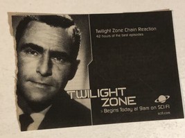 The Twilight Zone TV Guide Print Ad Rod Serling TPA6 - £4.64 GBP