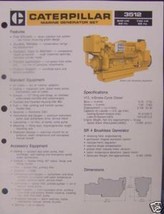 1983 Caterpillar 3512 Diesel Marine Generator Set Brochure - $10.00