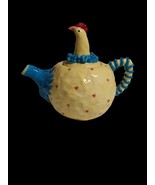 VINTAGE Judi Bamberger Ceramic Chicken Teapot - $48.07 CAD