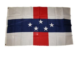 3x5 Netherlands Antilles Holand Flag 3&#39;x5&#39; Brass Grommets - £3.83 GBP