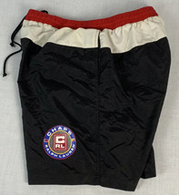 Vintage Ralph Lauren Shorts Swim Trunk Mens XLT Chaps Polo Lined Black 90s - £22.39 GBP