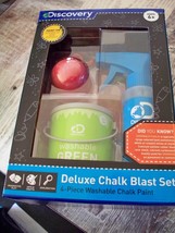 Discovery Kids Deluxe Chalk Blast Set a 4-Piece Washable Chalk Paint Age... - £6.65 GBP