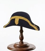 Pirate Bicorn +Tricorn Hat Army Military Tricorn Napoleon Officer Fancy ... - $26.37+