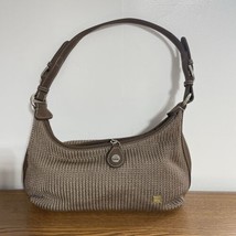 The Sak Original Women’s Tan  Crochet Shoulder Bag Size Small Lined Zip Close - £16.84 GBP