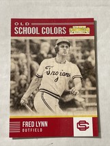 Fred Lynn 2015 Panini Contenders Old School Colors #17 USC Trojans - £1.40 GBP