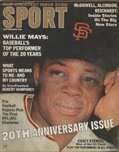 Sport Magazine September 1966 Willie Mays Casey Stengel No Label - £19.77 GBP