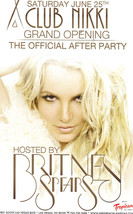 BRITNEY SPEARS @ Grand Opening CLUB NIKKI Tropicana Las Vegas Promo Card - $3.95