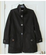 Kristen Blake Australian Wool Blend  Pea Coat CHOCOLATE Women&#39;s Sz S NWT - $32.74