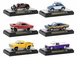 &quot;Auto-Thentics&quot; 6 piece Set Release 83 IN DISPLAY CASES Limited Edition 1/64 Di - £61.67 GBP