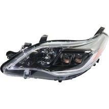 Headlight For 2016-18 Toyota Avalon Driver Side Black Chrome HID With Clear Lens - £331.05 GBP