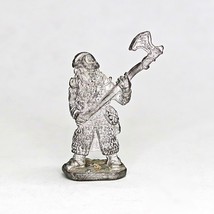 Ral Partha Axe Wielding Warrior 25mm Pewter Miniature 1994 Metal RPG Figure - $367.52 MXN
