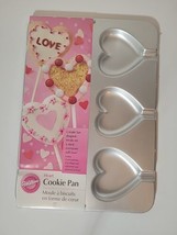 Wilton Heart Treat Pan Cookie Cake Pop Lollipop Mold Valentine 2007 W/ D... - $10.00