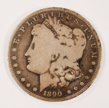 1890-CC Argent Morgan Dollar En Bon État, VG En Usure, Mineur Jante Dommage - £142.24 GBP