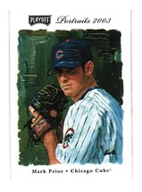 2003 Playoff Portraits #47 Mark Prior Chicago Cubs - £3.93 GBP