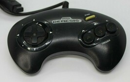 Sega Genesis 3 Button Controller OEM Original Tested Black - $13.99