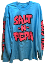 Salt-N-Pepa Live Effect USA 2019 Concert Blue Hip Hop Long Sleeve T-Shir... - $28.45