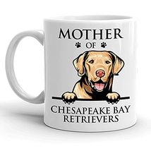Mother Of Chesapeake Bay Retrievers Mug, Dog Mom, Paw Pet Lover, Gift For Women, - £11.95 GBP