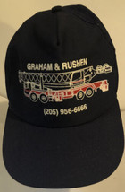 Graham And Rushen Firetruck Hat Cap Black Snapback ba1 - $7.91