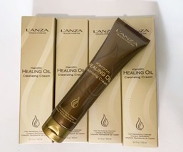 Lanza Healing Haircare Keratin Healing Oil Cleansing cream 3.4 oz Lot Of 4 - £36.31 GBP