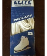 NEW ELITE FIGURE SKATING  PRO LACES, WHITE, SIZE  63&quot; / 160 CM (RM-6) - €11,13 EUR