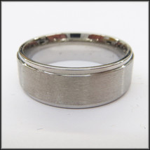 Stainless Steel Stamped High Polished Edged Ring 8mm - £2.31 GBP+
