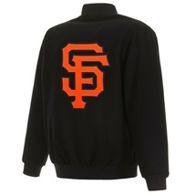 MLB San Francisco Giants JH Desig Wool Reversible Jacket Royal Embroidered Logos - $179.99