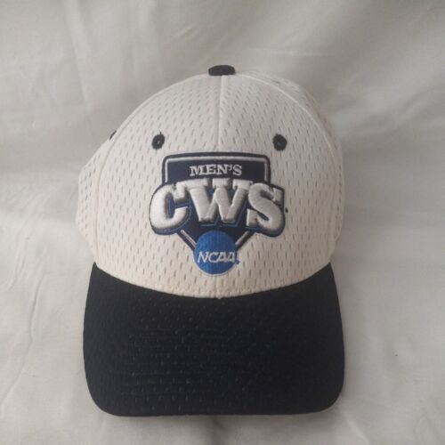 Zephyr Men's College World Series NCAA White Mesh Baseball Hat Size Med/Lrg - £15.12 GBP