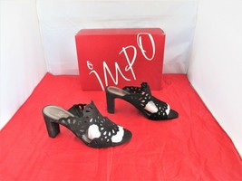 Impo Vliss Cutout Slide Sandals $69  -  US Size 7  -  Black  -  #092 - £20.90 GBP