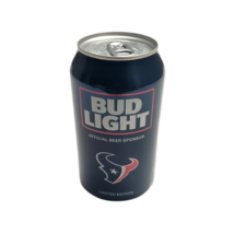 Houston Texans NFL 2016 Limited Edition 12 Oz EMPTY Bud Light Beer Can Blue - $9.89