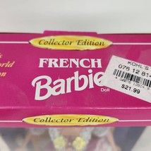 Vintage 1996 Mattel French Barbie Dolls Of The World New Original Box # 16499 - £29.18 GBP