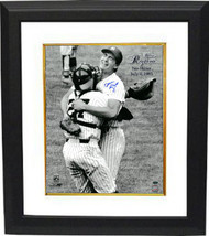 Dave Righetti signed New York Yankees 16x20 B&amp;W Photo Custom Framed (celebration - £106.73 GBP