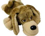 Playskool  Plush Patrol lil Poochies 1991 brown dog Stuffed Animal Toy - $19.78