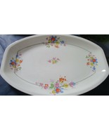 CZECHOSLOVAKIA UNION POTTERY OVAL SERVING PLATTER TRAY 15 x 10.5 &quot; - $170.59 CAD