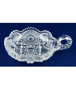 Imperial Nucut Cut Glass Nappy Crystal Bowl Candy Dish - £3.99 GBP