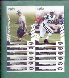 Primary image for 2007 Score New York Jets Football Team Set