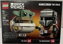 LEGO Brick Headz Star Wars: The Mandalorian &amp; The Child 75317 {295 pcs} - £32.98 GBP