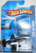 Hot Wheels 2008 All Stars &quot;Mad Propz&quot; #54/196 Mint Plane On Sealed Card - £2.35 GBP