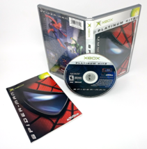 Spider-Man (Microsoft Xbox, 2003) COMPLETE Disc, Case &amp; Manual - £13.33 GBP